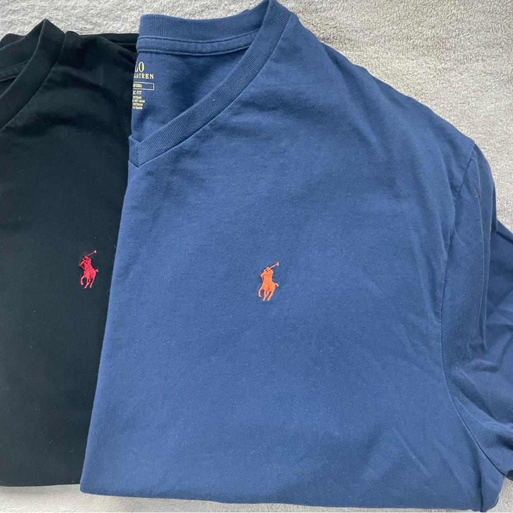 Men’s Polo Brand VNeck Tees (set of 2)